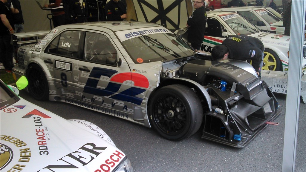 Mercedes ex-DTM racer - tidligere kørt af Ellen Lohr
(Foto: Ulrik Them Poulsen)